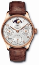 Silver IWC IW502213 Mens Rose Gold Watch