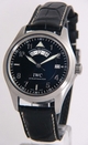 Black IWC IW325105 Mens Stainless Steel Watch