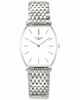 White Longines L4.705.4.12.6 Unisex Stainless Steel Watch