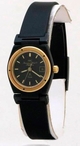 Quartz IWC IW4508 Womens Black with applied stick hour markers and bar-shaped hands Watches