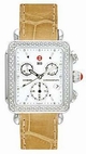 White chronograph Michele MWW06A000037 Womens Stainless Steel Watch