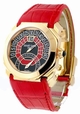 Black Gerald Genta OBR.X.50.510.CN.BD Mens Yellow Gold Watch