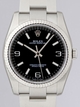 Rolex Mens 18Kt White Gold Fluted Bezel Watch 116034