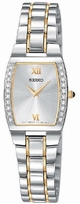 Womens Seiko Diamond SUJE81 Stainless Steel Watch