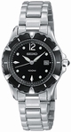 Seiko Dress Stainless Steel SXDA93 Black Dial Watch