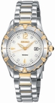 Seiko Diamond SXDB26 Two Tone Case Swiss Watch