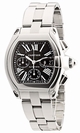 Black Cartier W62020X6 Mens Stainless Steel Watch