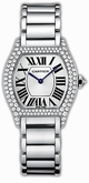 Silver Cartier WA5049W9 Womens White Gold Watch