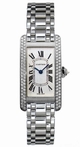 Silver Cartier WB7018L1 Womens White Gold Watch