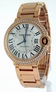 Unisex Cartier Ballon Bleu de WE9005Z3 Rose Gold Watch