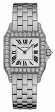 Cartier Santos Demoiselle WF9004Y8 White Gold Case Swiss Watch