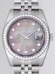 Rolex Datejust Mens 116244 Grey diamond hour markers Dial Watch