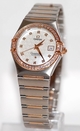 Omega Constellation Ladies 1398.75.00 White Mother-of-pearl Dial Watch