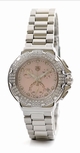 Tag Heuer Womens Stainless Steel Diamonds Watch CAC1311.BA0852