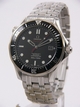 Black Omega 212.30.41.20.01.001 Mens Brushed and Polished Stainless Steel Watch