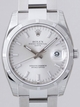 Silver Rolex 115210SSO Mens Stainless Steel Watch