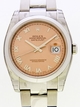 Rolex Datejust Mens 116200PRO Pink Roman Numeral Dial Watch