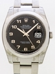 Rolex Datejust Mens 116200BKAO Stainless Steel Case Swiss Watch