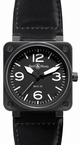 Automatic Bell Ross BR 01-92 Mens Black Watches