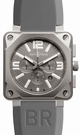 Mens Bell Ross BR01 BR 01-94 Titanium Watch