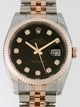 Rolex Datejust Mens 116231 Stainless Steel And 18Kt Rose Gold Case Swiss Watch