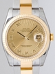 Rolex 116233 Yellow/ Champagne Sunburst Roman Watch