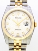 Silver Jubilee Diamonds Rolex 116233SJDJ Mens 18kt Yellow Gold and Stainless Steel Watch