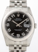 Automatic Rolex 116234 Mens Black Concentric Arabic Watches