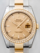 Rolex Datejust Mens 116243 Champagne Index Dial Watch