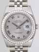 Rolex Datejust Mens 116244 Silver Roman number Dial Watch