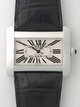 White Cartier W6300755 Mens White Gold Watch