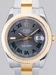 Grey Roman Rolex 116333GYRO Mens Stainless Steel Watch