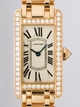 White Cartier WB7079M5 Mens Yellow Gold Watch