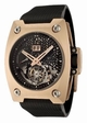 Mens Wyler Geneve Zagato 901.2.00.BB4.RBA Solid 18k rose gold, titanium and black carbon fiber Watch