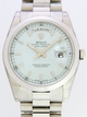 Rolex 118206 Blue Oyster Stick Dial Watch