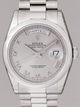 Rolex 118206 Grey Rhodium Roman Dial  Watch