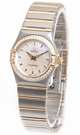 Quartz Omega 1277.70.00 Womens White Mother of Pearl Baton Watches