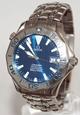 Omega 2231.80.00 Blue Baton Watch