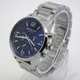 Blue Montblanc 09668 Mens Stainless Steel Watch