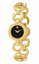 Womens Movado Bela Moda 606262 Gold Plated Stainless Steel Watch