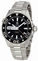 Black Tag Heuer WAJ2114.BA0871 Mens Stainless Steel Watch