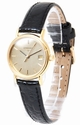 Womens Longines Presence L4.220.2.32.2 Gold PVD Watch