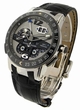 Black/Silver Ulysse Nardin 329-00 Mens Platinum Watch