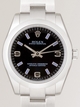 Rolex Geneve Leather Wristwatch