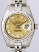 Yellow Rolex 179174 Mens Stainless Steel Watch