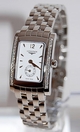 White Baton Longines L5.155.0.16.6 Womens Stainless Steel set with Diamonds Watch