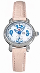 White Mother-of-Pearl Michele MWW03F000050 Womens Stainless Steel and Diamonds Watch