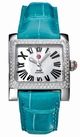 White Mother-of-Pearl Michele MWW07B000023 Womens Stainless Steel Watch