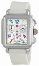 White Enamel Michele MWW06P000061 Womens Stainless Steel Watch