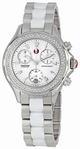 Womens Michele Tahitian Ceramic MWW12E000001 Stainless Steel Watch